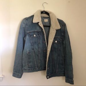 Gap Sherpa Lined Denim Jacket